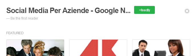Google news in feedly